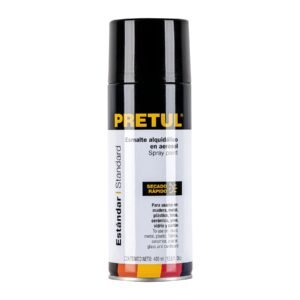27183 - Pintura en aerosol, negro satín, 400 ml, Pretul