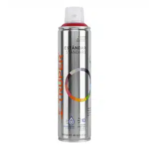 PA-RO.jpg 19040 - Pintura en aerosol, rojo, bote esbelto, 400 ml, Truper