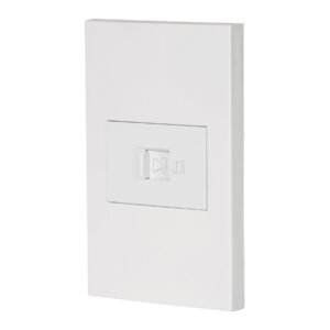 45607 - Placa armada 1 toma para teléfono, 1.5 mod, Española, blanco