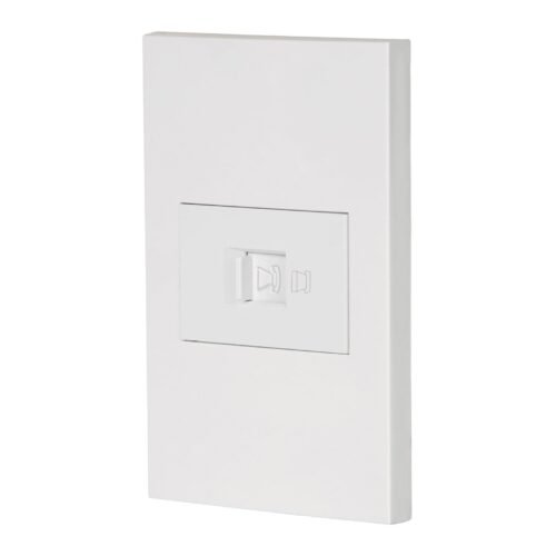 PA-TE-EB.jpg 45607 - Placa armada 1 toma para teléfono, 1.5 mod, Española, blanco