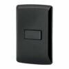PA-TI-IN.jpg 47601 - Placa armada con timbre, negro, línea Italiana, Volteck