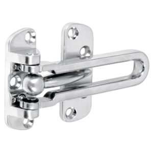 43703 - Pasador abatible para puerta, acabado cromo mate, HERMEX