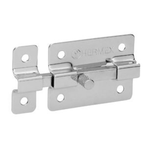 43713 - Pasador de barra plana 2" acabado cromo, HERMEX