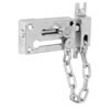 43709 - Pasador con cadena para puerta, acabado cromo mate, HERMEX