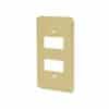 PADO-E.jpg 46436 - Placa 2 módulos, de aluminio, línea Económica, Volteck