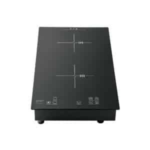46917 - Parrilla inducción empotrable 30cm, 2 quem, vidrio, Riviera
