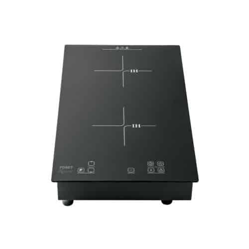 46917 - Parrilla inducción empotrable 30cm, 2 quem, vidrio, Riviera