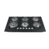 PAE-906GV.jpg 46247 - Parrilla gas empotrable 90cm, 6 quem, vidrio negro, Riviera