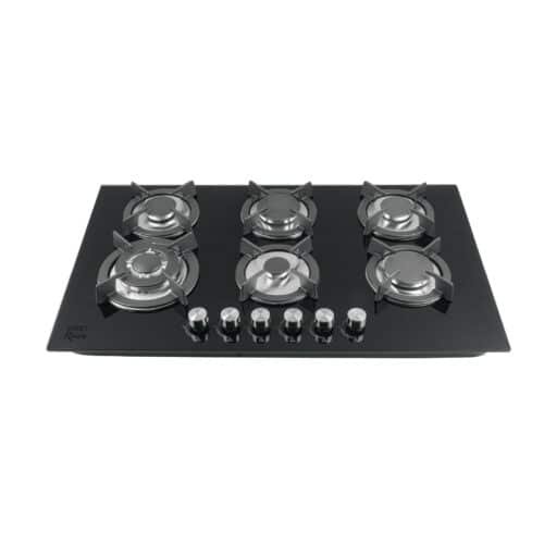 PAE-906GV.jpg 46247 - Parrilla gas empotrable 90cm, 6 quem, vidrio negro, Riviera