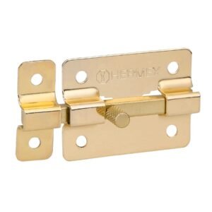 43724 - Pasador de barra plana 2" acabado latón, HERMEX