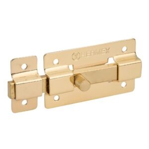 43725 - Pasador de barra plana 3" acabado latón, HERMEX