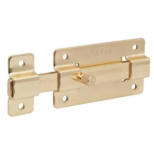 43726 - Pasador de barra plana 4" acabado latón, HERMEX