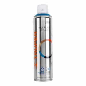 19060 - Pintura en aerosol, azul metálico, bote esbelto, 400 ml