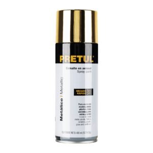 27180 - Pintura en aerosol, metálica, oro, 400ml, Pretul