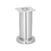 49303 - Pata para sofa y mueble, cromo, 120 mm altura, HERMEX