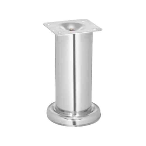 49303 - Pata para sofa y mueble, cromo, 120 mm altura, HERMEX