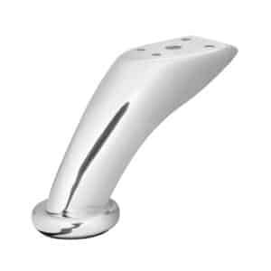 49302 - Pata para sofa y mueble, cromo, 90 mm altura, HERMEX