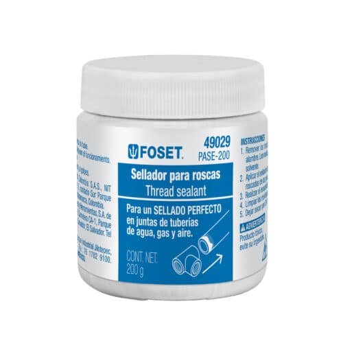 49029 - Sellador para roscas, 200g, FOSET