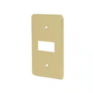 46435 - Placa 1 módulo, de aluminio, línea Económica, Volteck