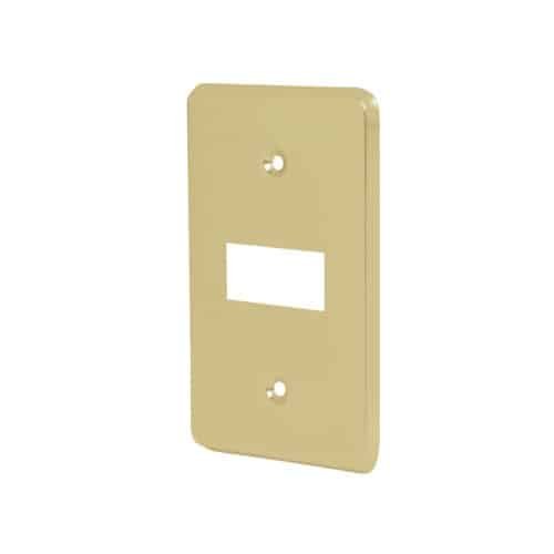 46435 - Placa 1 módulo, de aluminio, línea Económica, Volteck