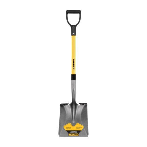 17151 - Truper, square point shovel, poly D fiberglass handle