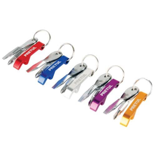 65015 - Pieza de llavero tipo desarmador y destapador, pecera 30 pz