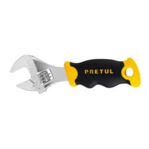 PECO-5P.jpg 28218 - Llave ajustable (perico corto) 5" cromada con grip, Pretul