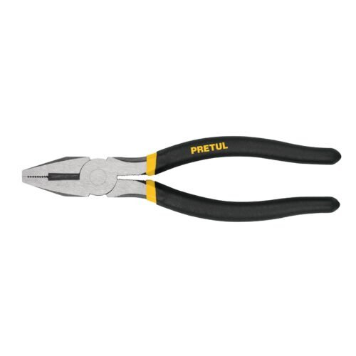 22708 - Pinza para electricista 8" mango de vinil, a granel, Pretul