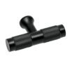 45830 - Perilla metálica estilo "Segovia", negro, HERMEX