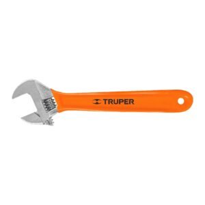 15511 - Llave ajustable (perico) 10" cromada mango de PVC, Truper