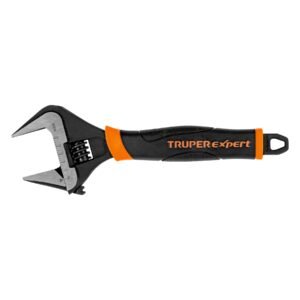 101034 - Llave ajustable (perico) 8" boca ancha Comfort Grip, Expert