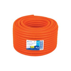 40132 - Metro de poliducto 1/2" corrugado flex. c/guía, rollo 50 m