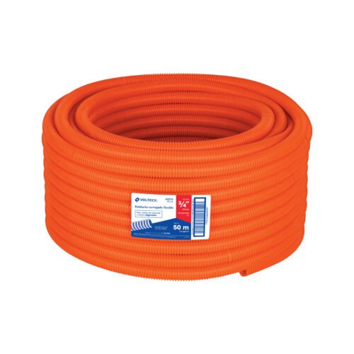 45019 - Metro de poliducto 3/4" corrugado flex. s/guía, rollo 50 m