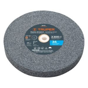 16411 - Rueda abrasiva p/esmeril 8"x25mm, óxido aluminio, grano 36