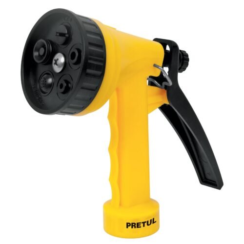 22765 - Pistola plástica para riego de 5", 5 funciones, PRETUL