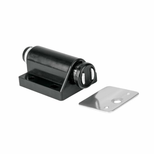 49727 - Pistón Magnético para puerta / cajón, negro. HERMEX