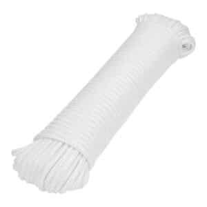 48397 - Piola de poliéster diamante de 6mmx30m blanca, madeja, FIERO