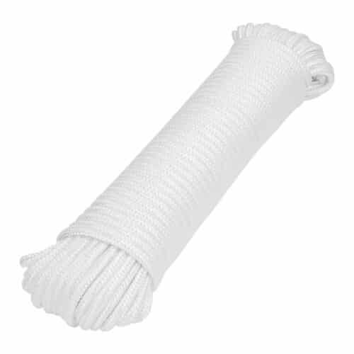 48397 - Piola de poliéster diamante de 6mmx30m blanca, madeja, FIERO