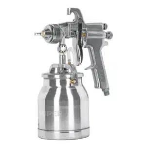 PIPI-310.jpg 14087 - Pistola p/pintar succiĂłn HVHP vaso alum, 1.8mm, 2 vĂĄl Truper
