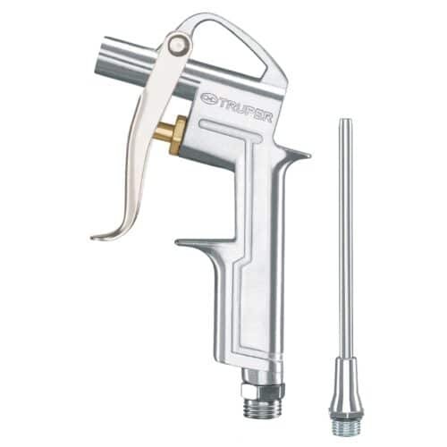 19235 - Pistola de aluminio para sopletear, boquilla ext 4",TRUPER