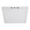 47444 - Luminario LED tipo plafón 18 W, cuadrado, luz de día, blanco