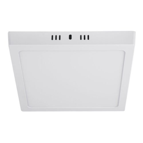 47444 - Luminario LED tipo plafón 18 W, cuadrado, luz de día, blanco