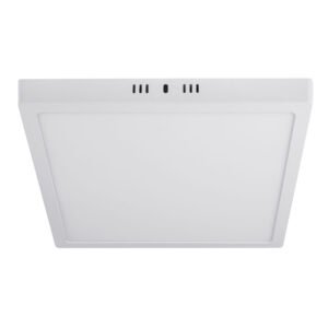 47445 - Luminario LED tipo plafón 24 W, cuadrado, luz de día, blanco