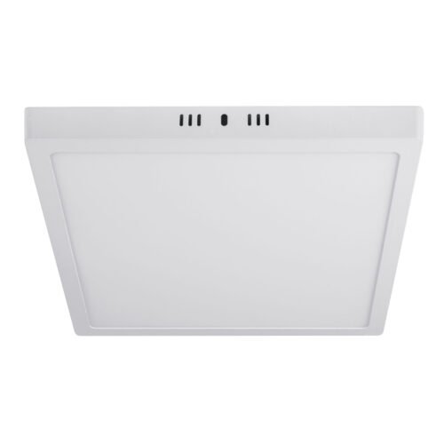 47445 - Luminario LED tipo plafón 24 W, cuadrado, luz de día, blanco