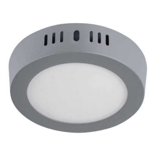 PLA-214L.jpg 47346 - Luminario LED tipo plafón 6 W, redondo, luz de día, gris