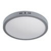 47349 - Luminario LED tipo plafón 24 W, redondo, luz de día, gris