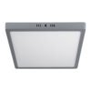 47449 - Luminario LED tipo plafón 24 W, cuadrado, luz de día, gris