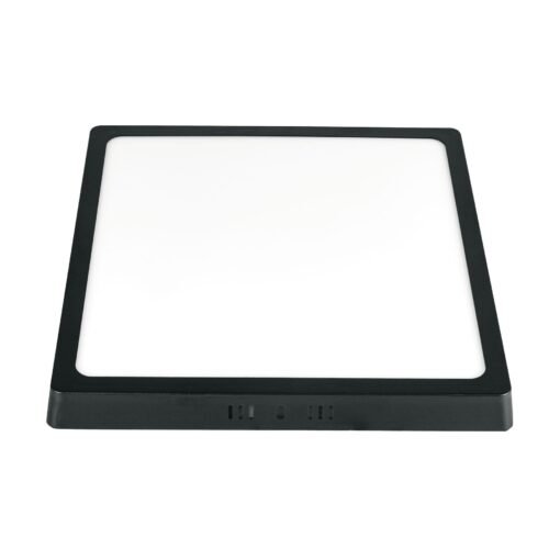 PLA-233L.jpg 47418 - Luminario LED tipo plafón 24 W, cuadrado, luz de día, negro