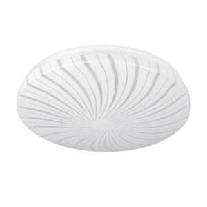 46015 - Luminario LED 8W plafón decorativo espiral luz de día, BASIC