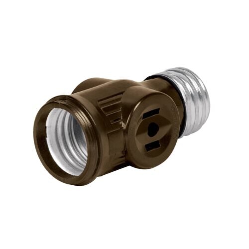 46511 - Portalámpara de baquelita, doble contacto, Volteck